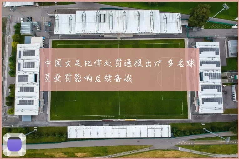 中国女足纪律处罚通报出炉 多名球员受罚影响后续备战